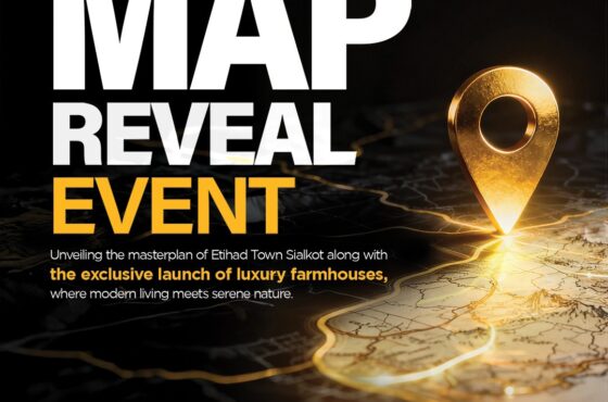 Etihad Town Sialkot – Map Reveal Event 2025