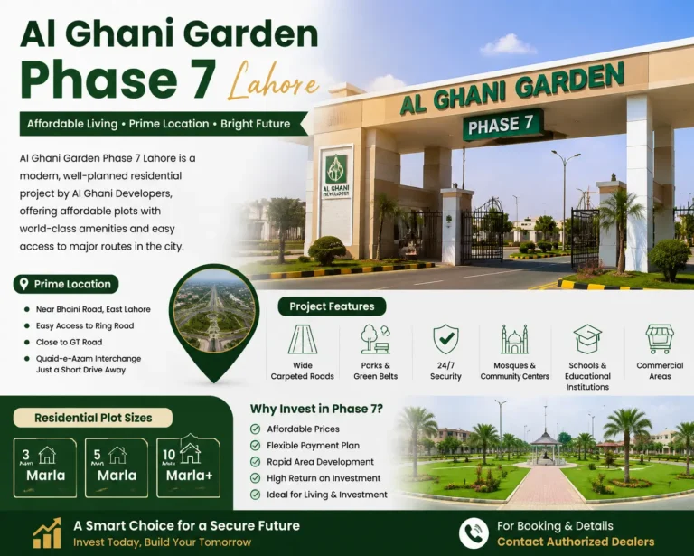 al ghani garden phase 7 lahore